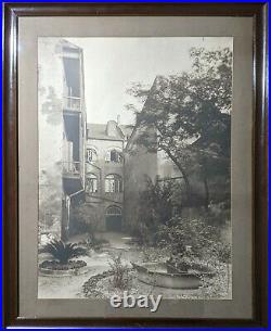 C1930 The Courtyard of the Two Sisters at 613 Royal St. By Stanley Clisby Arthur