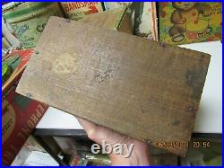 CABIN HOME CIGAR BOX 1880s LOG CABIN SHAPED BLACK AMERICANA LITHO EXC+ CONDITION
