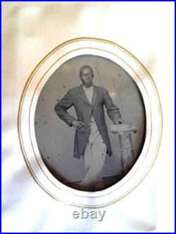 CIVIL WAR ERA 1860's TIN TYPES FREED SLAVES BLACK AMERICANA STUTSMAN