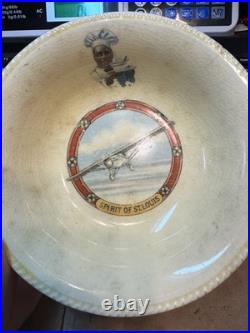 CREAM OF WHEAT CEREAL BOWL SPIRIT OF ST LOUIS CHEF BLACK AMERICANA 6 Inch