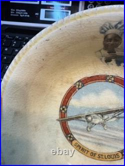 CREAM OF WHEAT CEREAL BOWL SPIRIT OF ST LOUIS CHEF BLACK AMERICANA 6 Inch