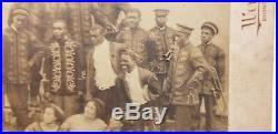 Cabinet Card African American Band Early 1910 HagenbeckWallace Circus