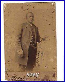 Cabinet Card Philadelphia African American Reverend