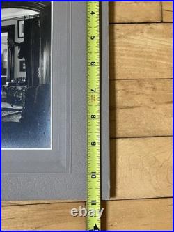 Cabinet Card Photo Victorian Home Living Room Interior Paintings Chandelier Art