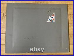 Cabinet Card Photo Victorian Home Living Room Interior Paintings Chandelier Art