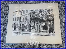 Catfish Row located in old Charleston, South Carolina Robert's Sketch Drawing