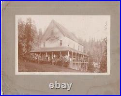 Centerville California Sierra County mounted photo