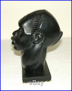 Ceramic African Head By Fred Press
