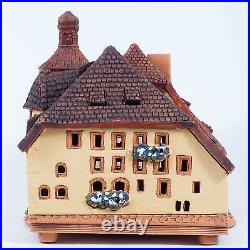 Ceramic Tealight Holder Collectible Miniature Brückentor in Germany 13 cm
