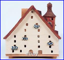 Ceramic Tealight Holder Collectible Miniature Brückentor in Germany 13 cm