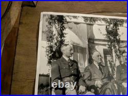 Churchill, Roosevelt, Giraud, & De-Gaulle In Casablanca 1943 12 X 17 AP Wirephoto