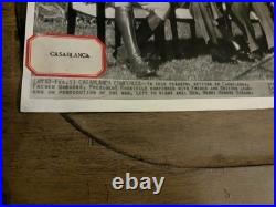 Churchill, Roosevelt, Giraud, & De-Gaulle In Casablanca 1943 12 X 17 AP Wirephoto