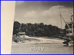 Circa 1920 Paul Briol Signed Photograph River Romance Coney Island Queen Boat NY