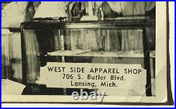 Clara Busby Black History 1st African American Owner Dress Shop Lansing MI RPPC