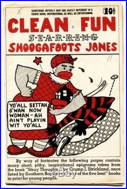 Clean Fun Starring Shoogafoots Jones #1 1944-specialty-1st Issue-black Americana