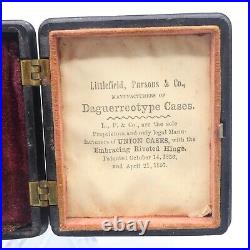 Colored Tintype Photo Very Beautiful Young Woman Union Thermoplastic Case