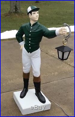 Custom LAWN JOCKEY 44 Concrete Statue (Possible FREE Delivery. ASK) Horse Race