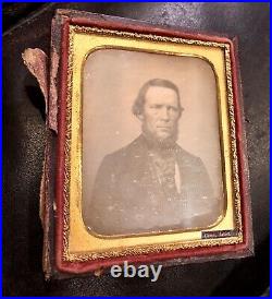 DAGUERREOTYPE BY CONE OF FISHERVILLE New Hampshire Black Label Photographer ID