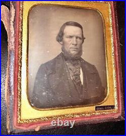 DAGUERREOTYPE BY CONE OF FISHERVILLE New Hampshire Black Label Photographer ID