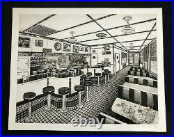 DINER Bruce McCombs ETCHING Pencil Signed LIMITED EDITION Rare COLLECTABLE