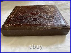 Daguerreotype Charming Clutching Children, Wary Toddler, Tinted, Lyre Case BIN