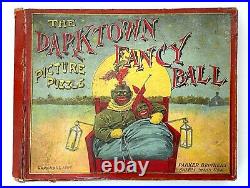 Darktown Fancy Ball Parker Bros puzzle antique black americana racial caricature