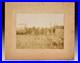Deering Tractor Photo c1900 Grain Reaper Farmer 11.75x 10 Cabinet Card