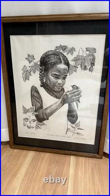 Don Miller Fly Away Free, Little Bird First Edition Signed Lithograph