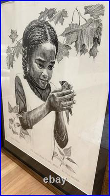 Don Miller Fly Away Free, Little Bird First Edition Signed Lithograph
