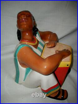 Drummer Man Cookie Jar Black Americana Htf Jar