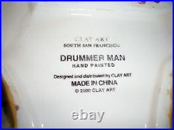 Drummer Man Cookie Jar Black Americana Htf Jar