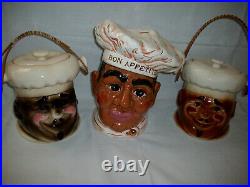 Drummer Man Cookie Jar Black Americana Htf Jar