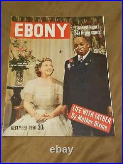 EBONY MAGAZINE December, 1950 LIFE WITH FATHER By Mother Divine