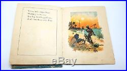 EXTREMELY RARE 19th c. Racial Children's Black Americana Nursery Rhyme Book