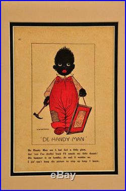 Early African American Children's Book Prints, Nicely Framed