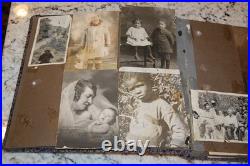 Early African American Photos Old Car Black White album kids women men military