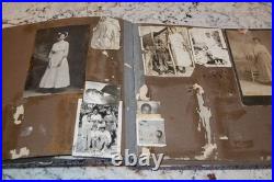 Early African American Photos Old Car Black White album kids women men military