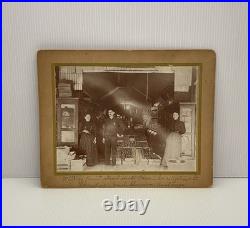 Early Fruit Stand El Paso Texas San Antonio St. Storefront Cabinet Card Photo