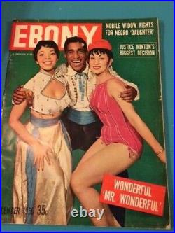 Ebony Magazine Dec 1956 Sammy Davis Jr withOlga James & Chita Rivera