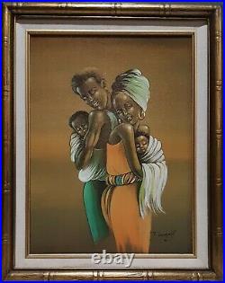 Elaine Dungill(1930-2007) Lithograph Painting Black Family Lives Matter