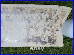 Estate VTG Large 46 x 8 U. S. Army Military Group Photograph Panoramic Photo