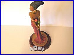 Evening Rose #2905 Personal Author Signature Thomas Blackshear Ebony Visions