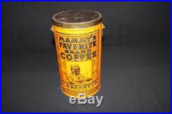 Excellent Condition Mammy Mammy's Coffee Can Tin Baltimore MD Black Americana 4#