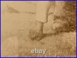 Extremely Rare Sepia Tone Photo On Canvas Of Slaves On SC Rice Plantation 1806