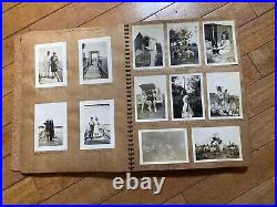 FANTASTIC 30s 40s VTG HELEN Huge Photo Scrapbook Child to Teen 100+ Pics South