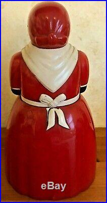 FANTASTIC F & F DAYTON, OH Black Americana Aunt Jemima Plastic Cookie Jar