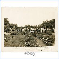 Fair Lane Rose Garden Photo 1920s Henry & Clara Ford Home Dearborn Michigan A628