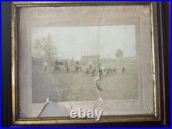 Football African American Team, Circa 1900s Framed