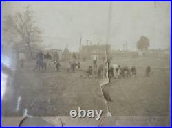 Football African American Team, Circa 1900s Framed