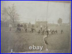 Football African American Team, Circa 1900s Framed